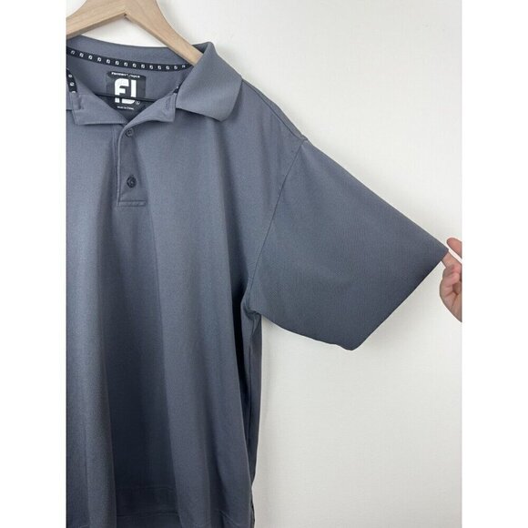 FootJoy ProDry Performance Pique Stretch Golf Polo Shirt - Picture 4 of 8